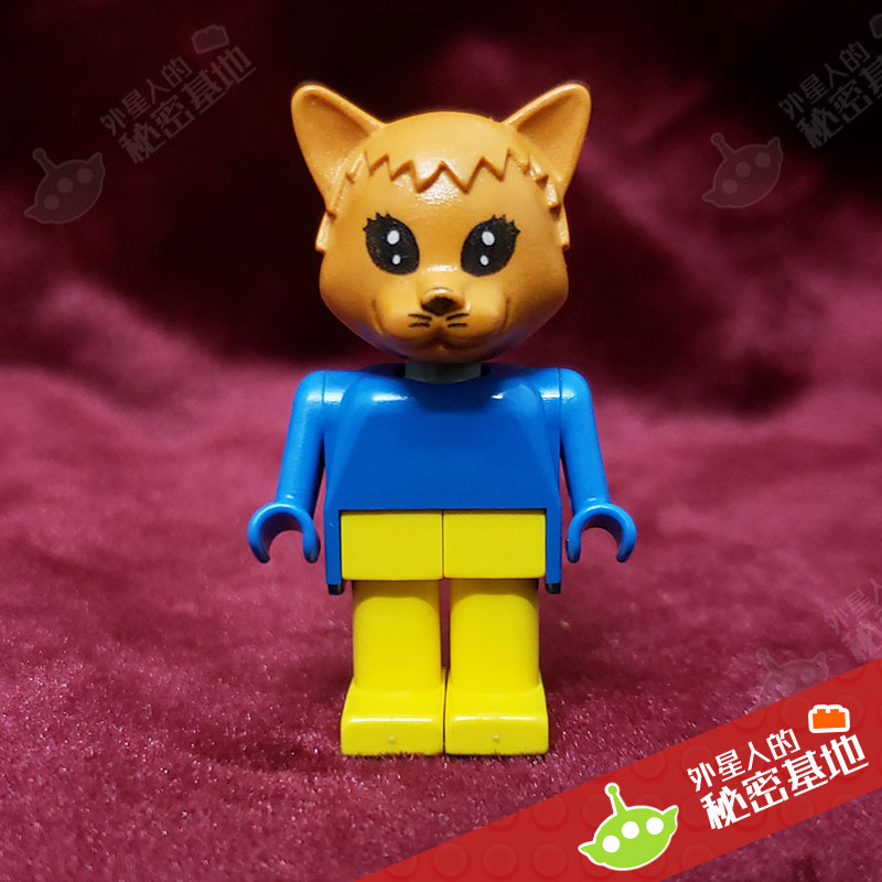 乐高 lego 绝版超稀有人仔 寓言国度 大头猫咪人 萌萌哒猫装人 玩具/童车/益智/积木/模型 塑料积木 原图主图