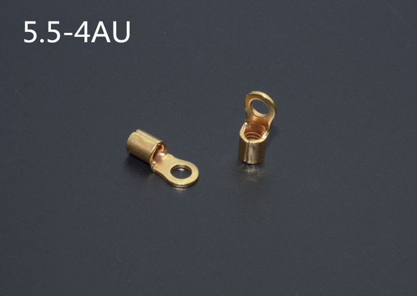 紫铜镀金24K金 汽车音响 变压器 冷冻处理 接线耳 《35元10个 》