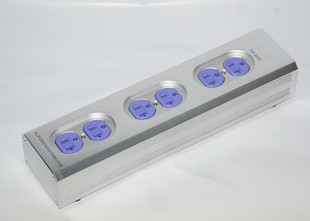 4位 6位 紫铜插座 COW 2位 10MM金属屏蔽电源分配器 609 KING