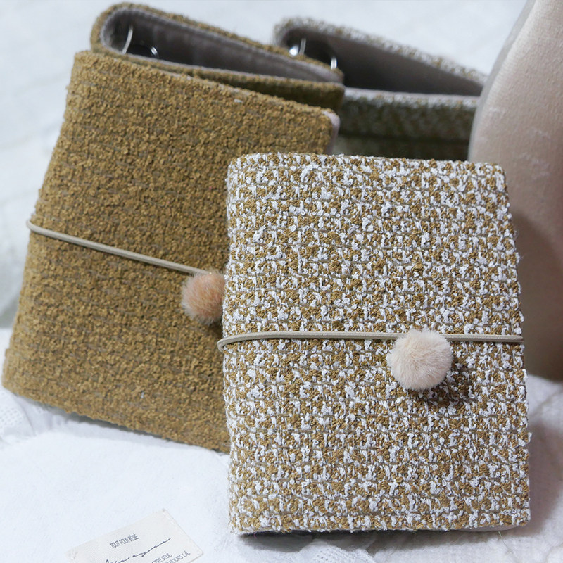 躲在耳里|限量毛呢活页|棉麻感精致编织感简约氛围重工手帐本m5a7,文具电教/文化用品/商务用品,手帐/日程本/计划本,淘宝优惠券,粉丝福利购,淘宝优惠卷