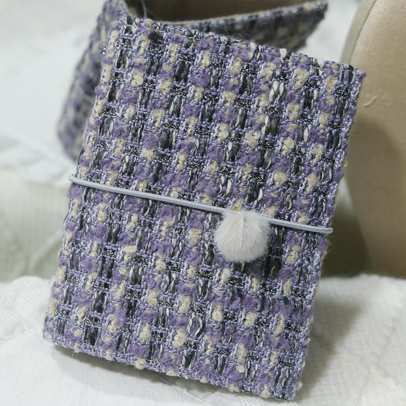 躲在耳里|限量毛呢活页|紫色系高级编织格纹氛围重工手帐本m5a7,文具电教/文化用品/商务用品,手帐/日程本/计划本,淘宝优惠券,粉丝福利购,淘宝优惠卷