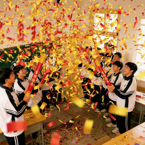 金榜题名礼炮前程似锦礼花筒
