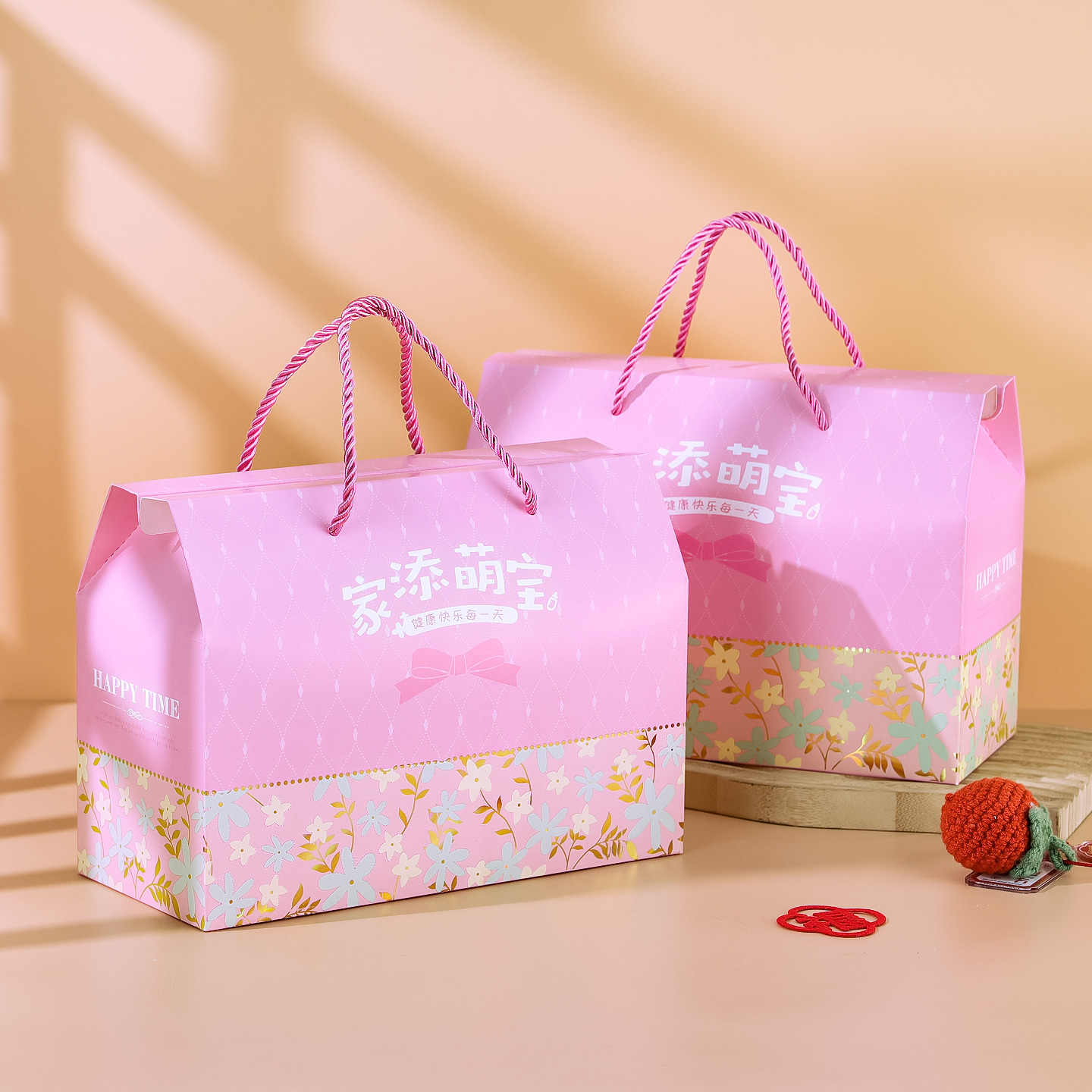 宝宝满月喜糖盒子喜蛋糖果包装盒