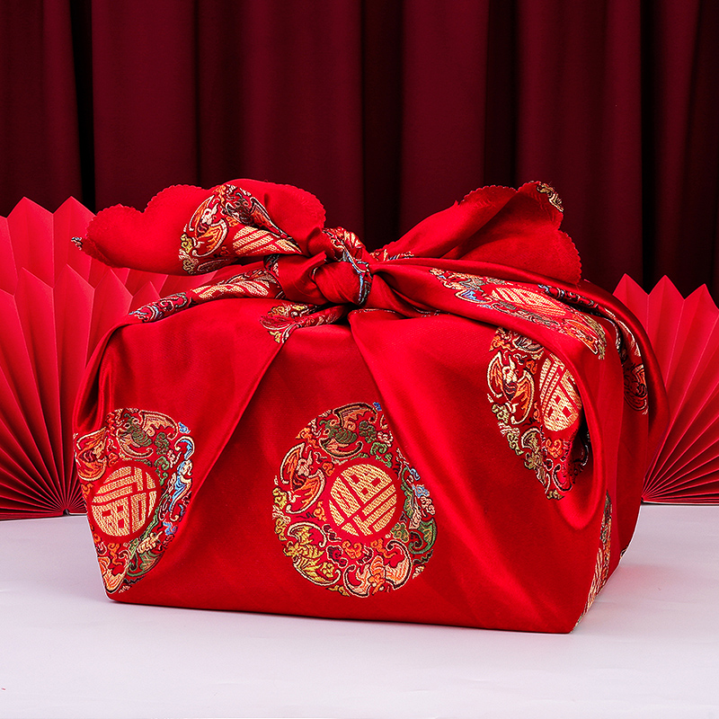 女方陪嫁用品包裹布结婚包袱皮