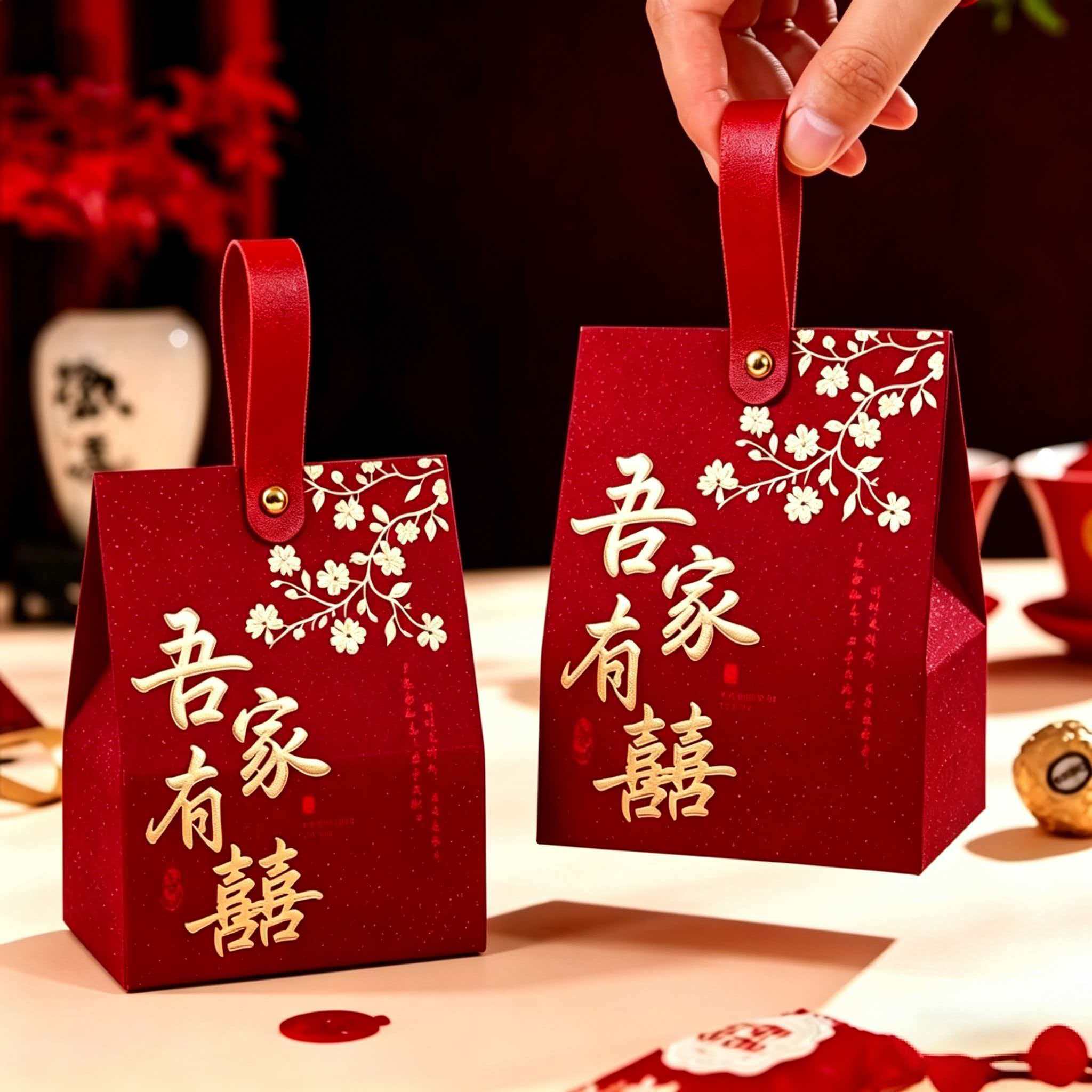 结婚喜糖盒子婚礼创意个性糖果礼物包装盒订婚回礼小礼盒婚庆用品