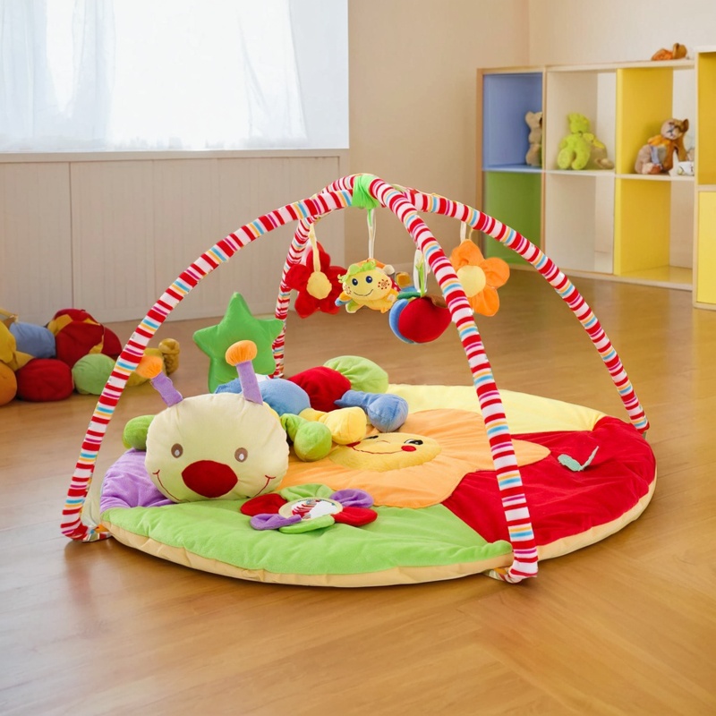 婴儿玩具游戏毯健身架0-3岁