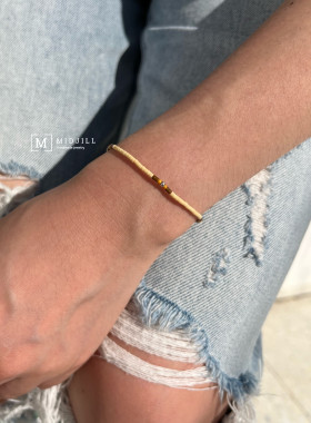 中性欧美风大地大自然色系手链