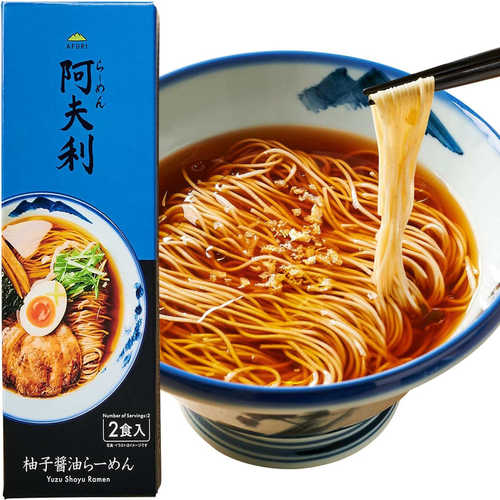 日本进口AFURI柚子酱油拉面1盒