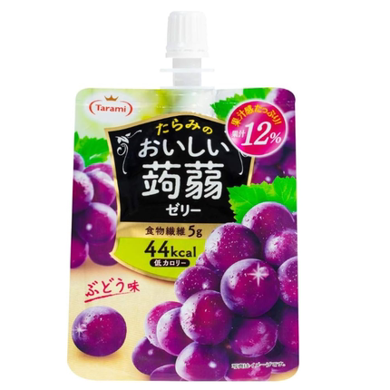 日本原装进口Tarami魔芋吸吸果冻多种口味150g*6袋