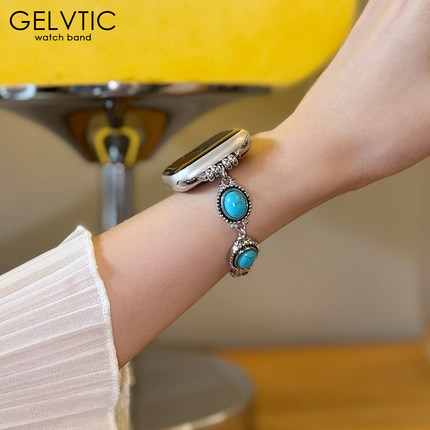 GELVTIC高级感iwatch1098手表带女手链小众苹果适用iwatchs11表带