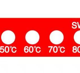 铁路专用不可逆变测温贴片50-80度变色测温纸SWY5080-4-8温度标签