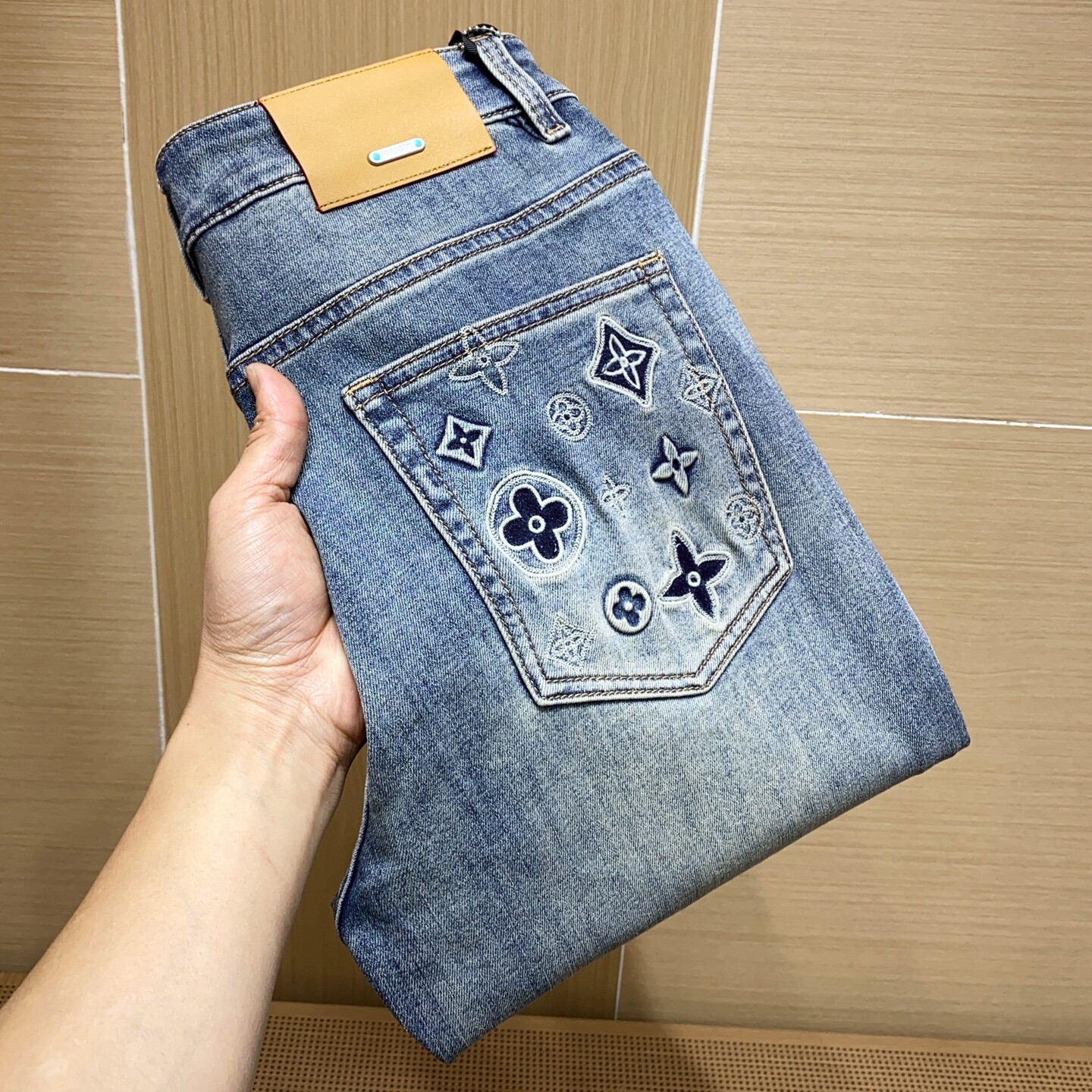 字母错误货号6612P180春夏男士小直筒修身牛仔裤终端售价248，男装牛仔裤，钱塘6008(原3014)