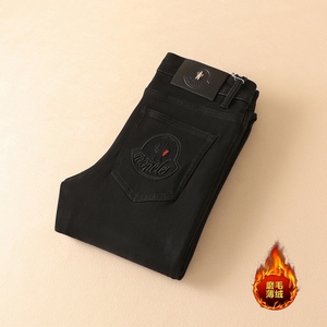 磨毛薄绒 图案错误 8651 P180冬季男修身牛仔裤 控255低成交235，男装牛仔裤，钱塘6008(原3014)