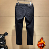 磨毛薄绒不褪色8621P175冬季男修身牛仔裤控245低成交225，男装牛仔裤，钱塘6008(原3014)