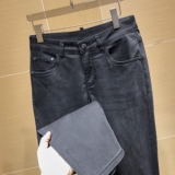 潮牌图案货号6606P175春夏男士修身小直筒牛仔裤终端售价248，男装牛仔裤，钱塘6008(原3014)