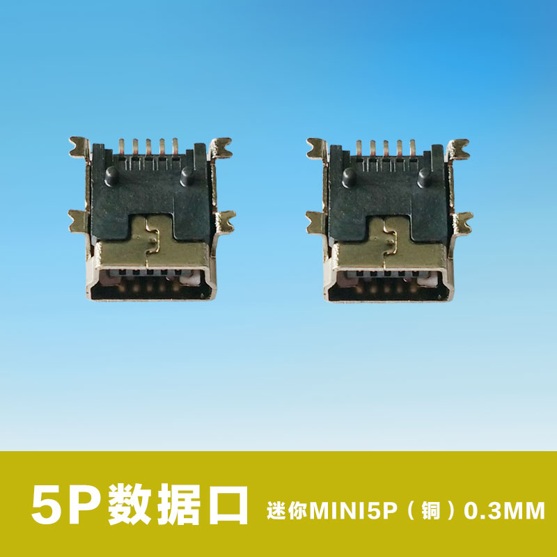 ̨µçC430mini5P¿Ú/T¿Ú/ Ìݿںñ0.3mm ÍUSB5PÊý¾Ý¿Ú ³äµç¿Ú