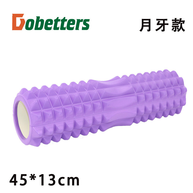 45*14月牙款空心瑜伽柱放松柱泡沫轴平衡棒瑜珈普拉提厂家