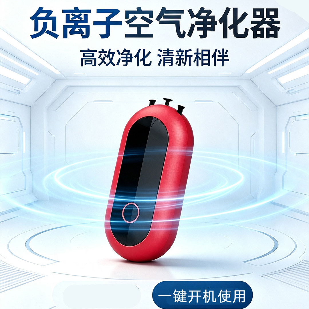 项链挂脖负离子空气净化器清新机