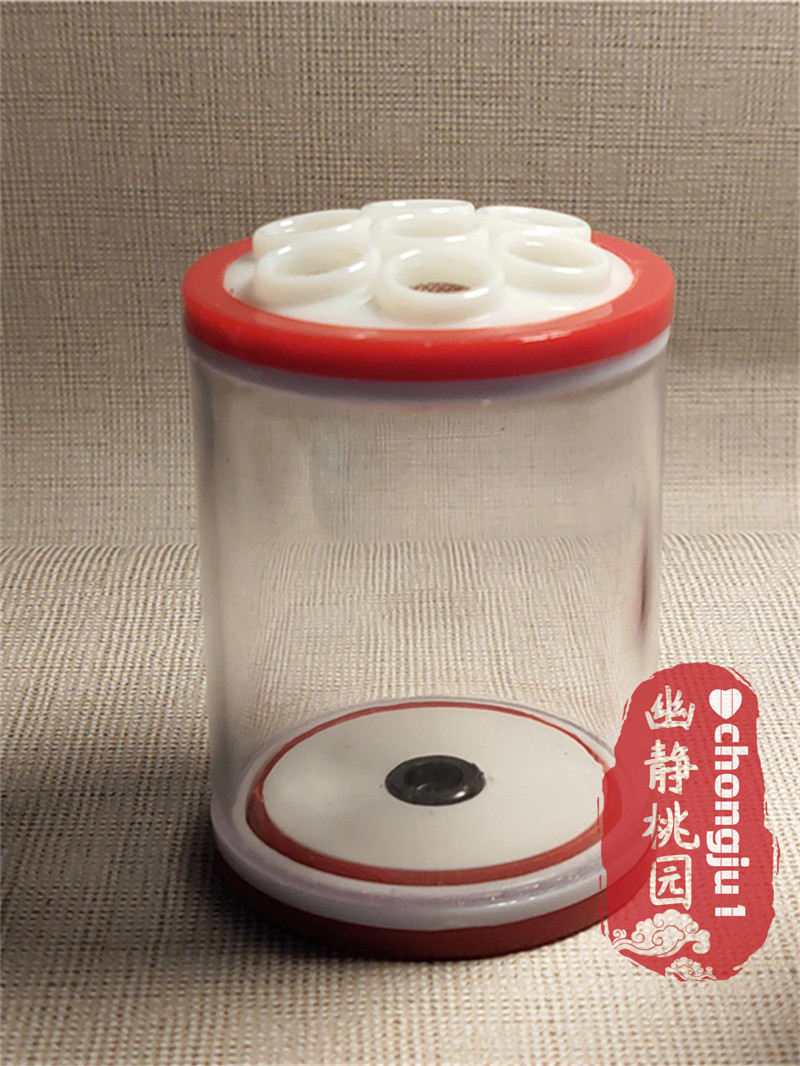 g0009#网红55七眼竹蛉金钟马蛉电报蛉油葫芦扎嘴蝈蝈叫罐颜色随机