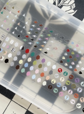 一个小沙丘VOL.11分装基础款to do it小符号小圆点切膜贴纸卷手帐