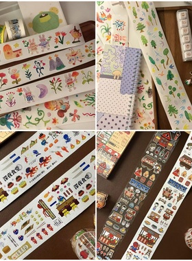 虾胡闹Fool Nonsense小兔的秘密花园松鼠的丛林贴纸卷分装合集