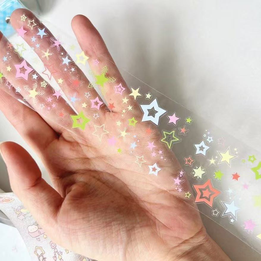 南边的小狗铺星星贴纸卷分装盐系装饰点缀素材可爱手账贴纸新品