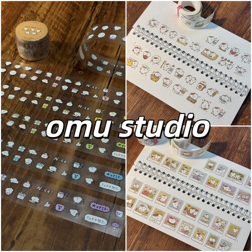omustudio仓鼠拍立得和纸胶带