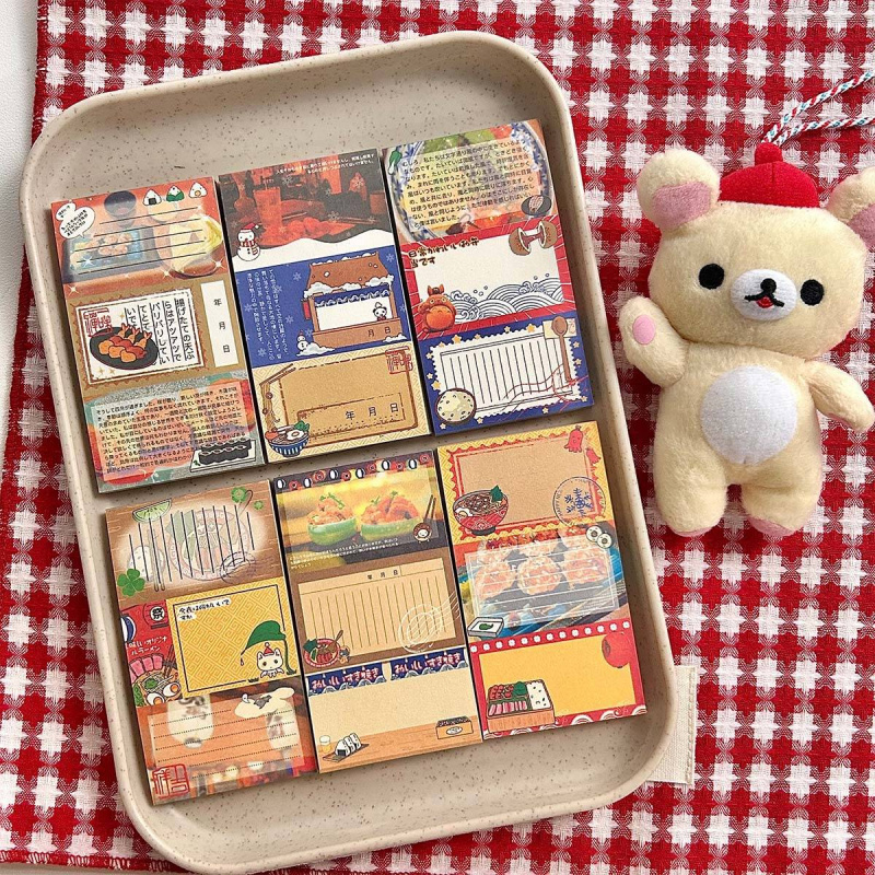 哇卡哇卡三连手账便签分装