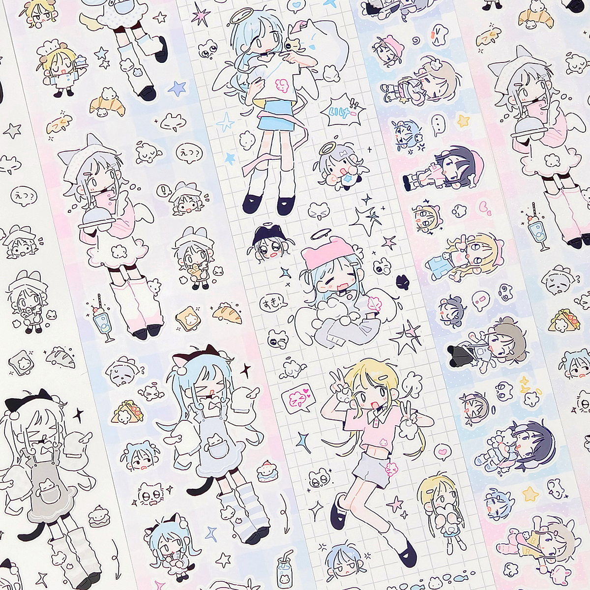 Gnocchiii新品分装合集小紫人物白日梦境糖果少女云朵蛋糕卷彩色