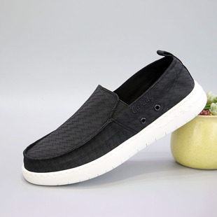 透气软底超轻一脚蹬平底懒人休闲鞋 单鞋 2023春季 一步赢BBY男布鞋