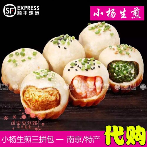 网红美食南京包子小杨生煎冷藏