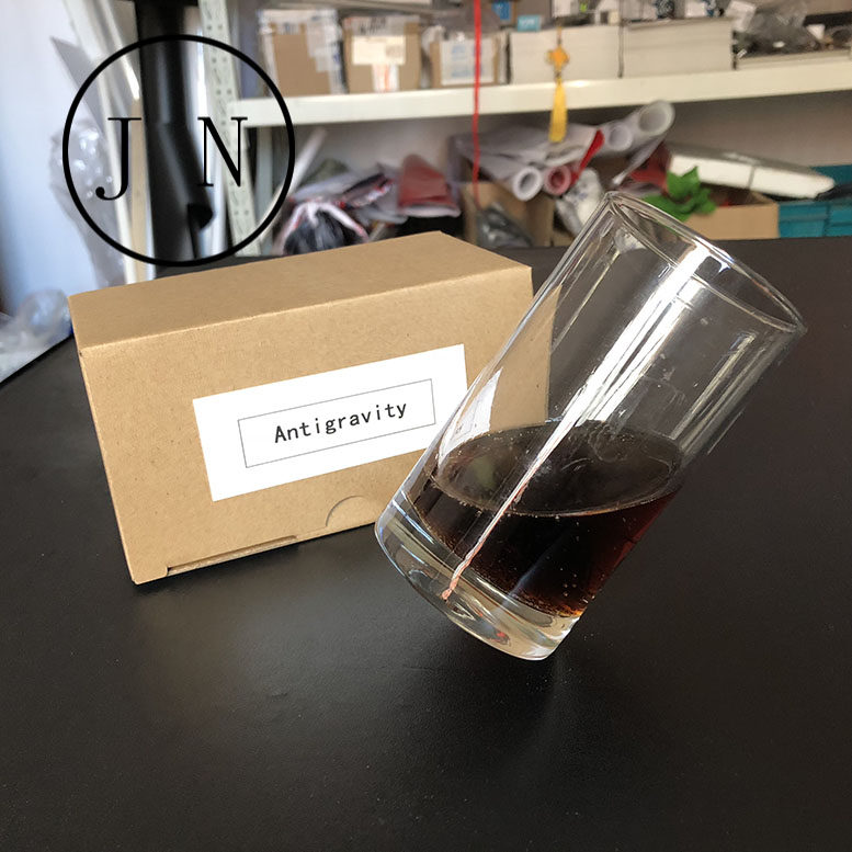 antigravity 反重力水杯平衡术玻璃杯子倾斜不倒 近景魔术道具