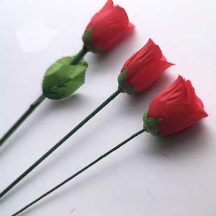 玫瑰4分魔术道具 玫瑰一变三 玫瑰花一分三 玫瑰三分魔术道具