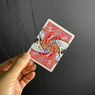 纸牌漩涡魔术 旋转牌 近景魔术道具 纸牌旋涡魔术 漩涡牌魔术道具
