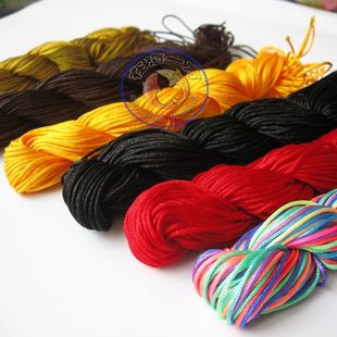 正品台湾线莉斯牌玉线1mm-a玉线材1.2mm-b玉线串珠编手链红绳72号