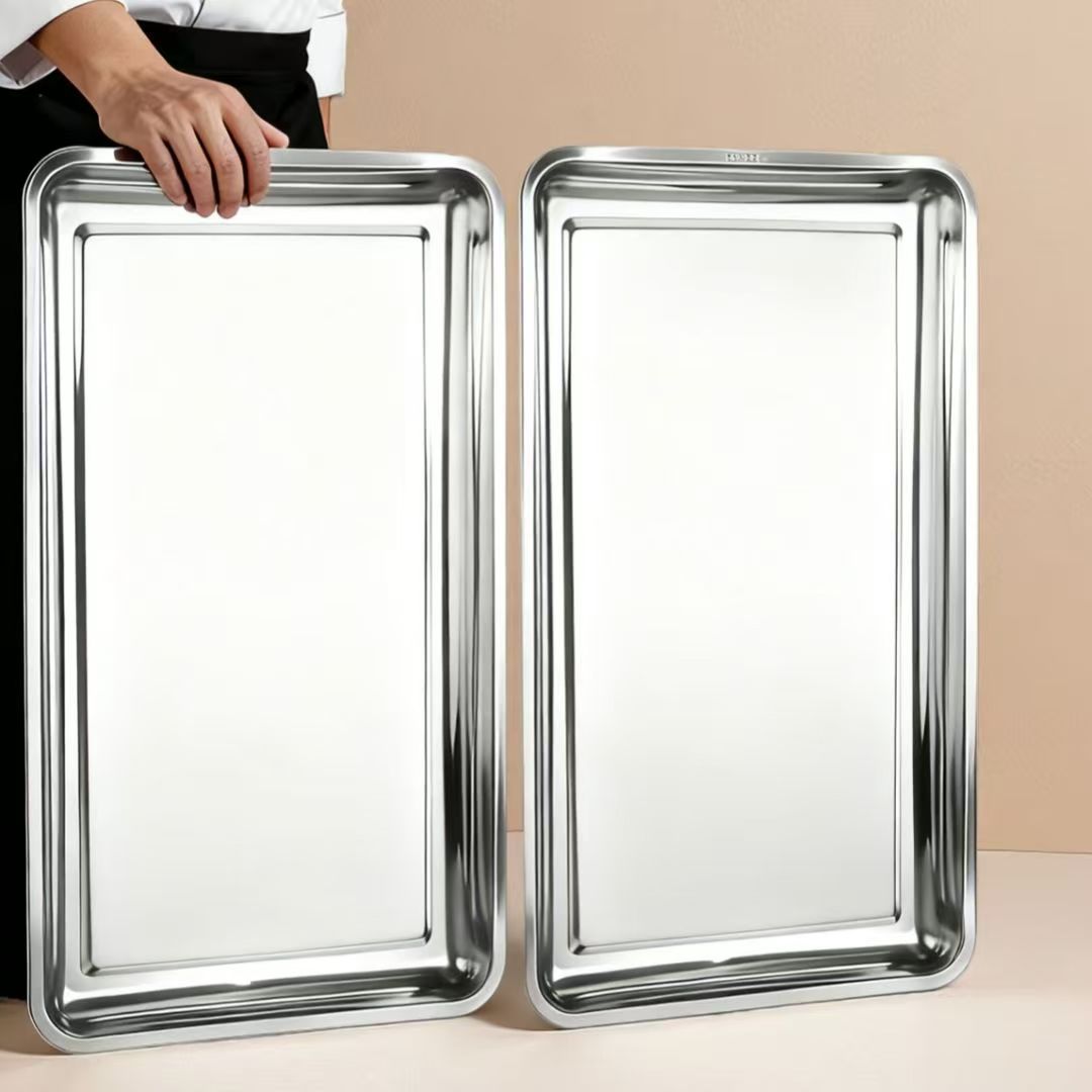 不锈钢304托盘长方形商用