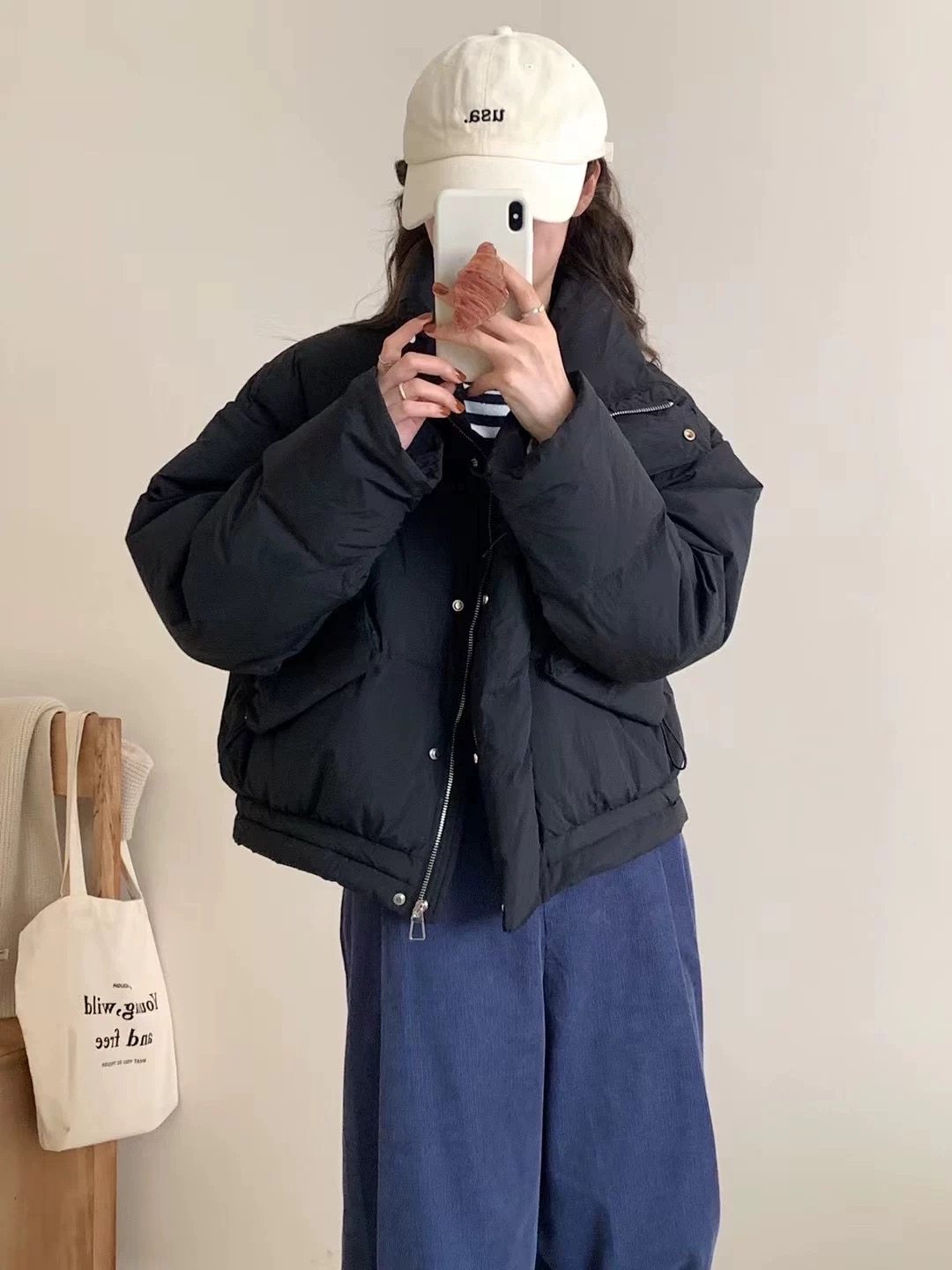 短款羽绒服女2025冬季新款90白鸭绒立领宽松加厚美拉德面包服外套,女装/女士精品,羽绒服,淘宝优惠券,粉丝福利购,淘宝优惠卷