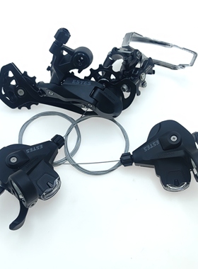 微转microshift变速器指拨后拨9速8速7速27速24速21速自行车配件