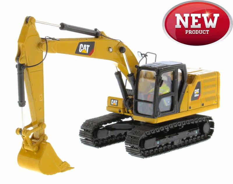 新款dm卡特1:50挖掘机cat 320 gc hydraulic excavator 85570