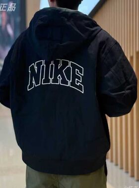 耐克Nike连帽机能风棉服外套夹克