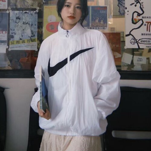 女子Nike耐克防风衣立领运动夹克
