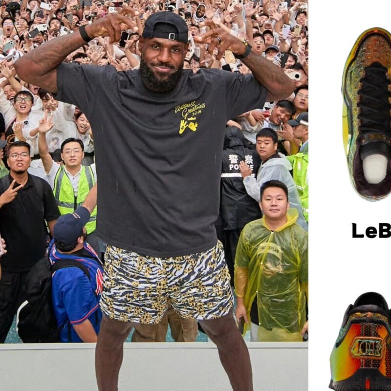 Nike耐克虎豹纹迷彩詹姆斯中国行网眼速干美式篮球休闲短裤HV6934