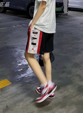 Nike耐克Air JordanAJ大魔王男子运动透气速干篮球训练短裤924567
