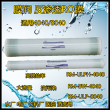 反渗透设备用膜润反渗透膜 RM-ULPH-4040 RM-BW-8040 RO膜净化