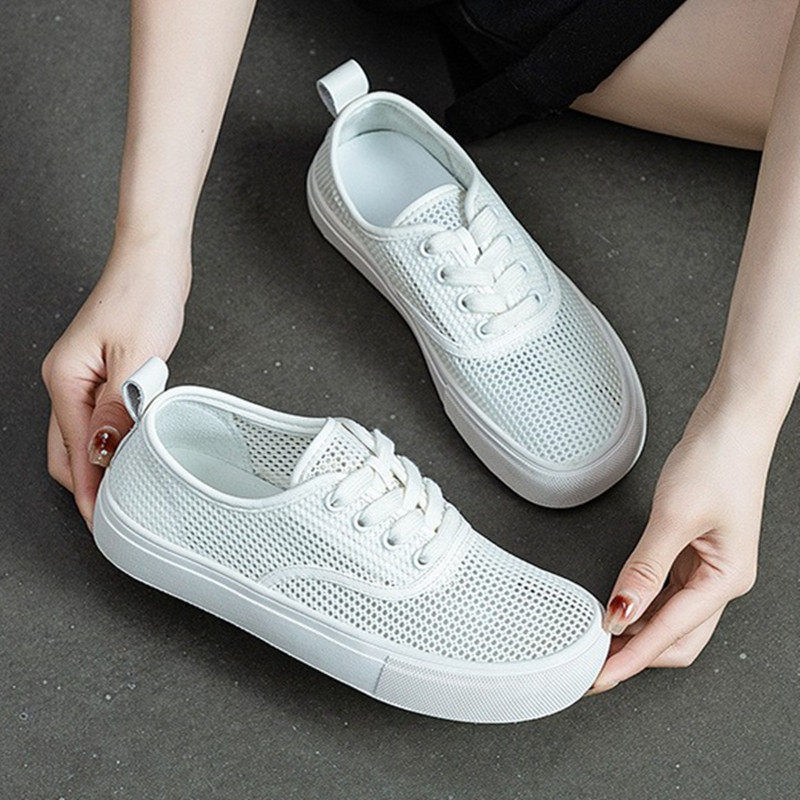 ccvv女鞋韩版平底透气休闲