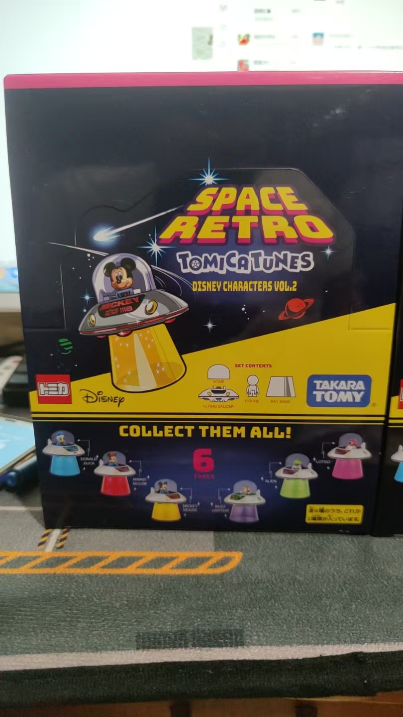 多美卡 迪迪太空米唐老鸭草莓熊角色Vol.2合金巴斯光年飞碟玩具