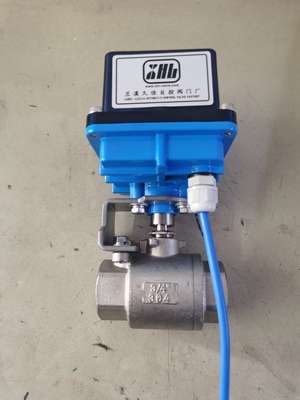不锈钢2000型高压 10mpa DN15 DN20 DN25  电动二通球阀XHL