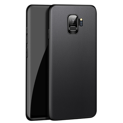 三星s9+手机壳s9十限量版s9Plus新款素皮sm保护套g9608外壳g9650带磁吸车载g9650男士后壳galaxy的galaxys9皮