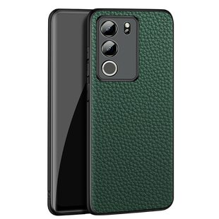 适用vivos17手机壳s16pro荔枝纹s15e新款s12男士磁吸保护套s7男vovos17皮vovis16外壳vivis15后壳vos12