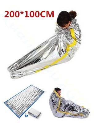 户外保温急救睡袋救生工具反光应急睡袋太空毯保暖袋地震应急包